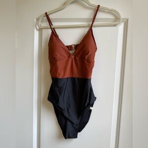 Summersalt Black and Rust Swimsuit